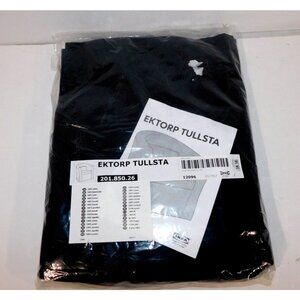 IKEA EKTORP TULLSTA Barrel Chair Slipcover COVER ONLY Black NEW 201.850.26